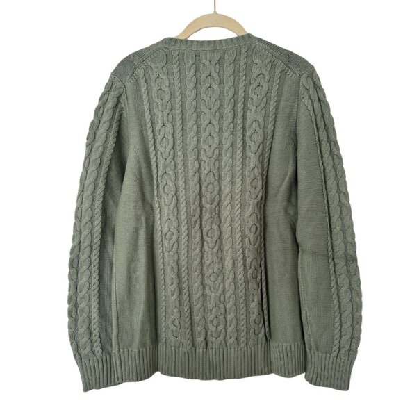 L.L. Bean women’s cotton sweater crew neck L - Picture 2 of 3